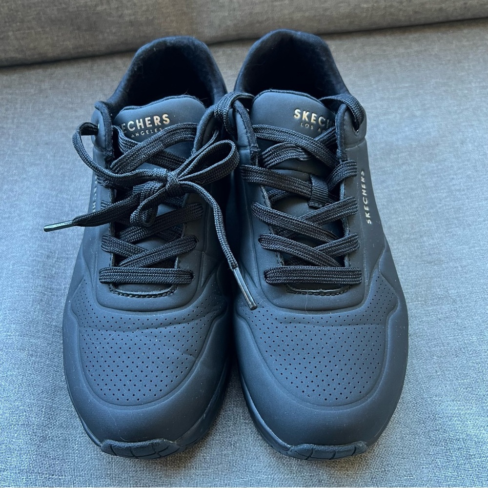 Skechers Uno Black Sneakers 6.5w - Picture 3 of 8